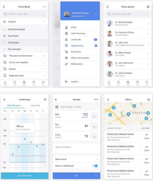 Telemedicca mobile apps